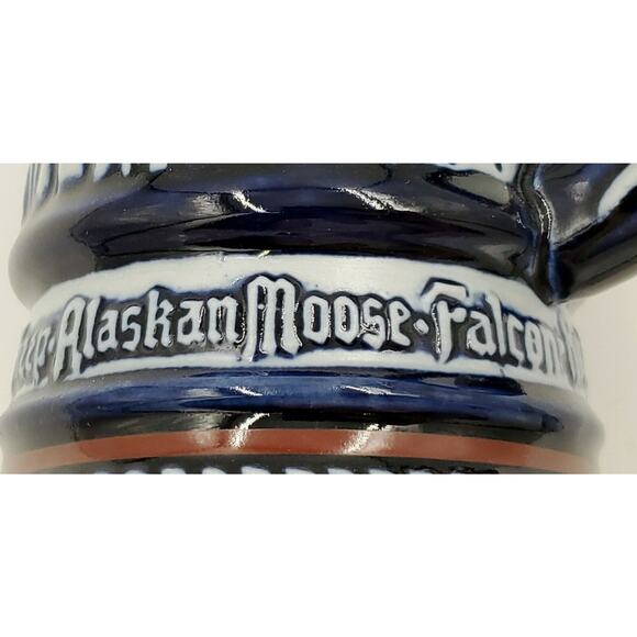 Vintage Avon Stein 1976 Lidded Alaskan Rocky Wild Animal - Picture 10 of 12